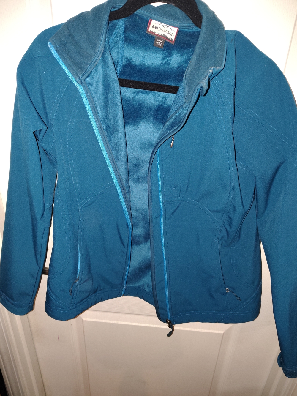 Double Diamond Teal Softshell Utility Jacket